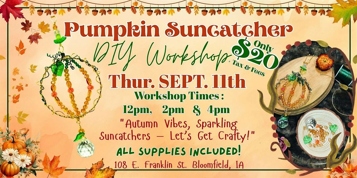 Pumpkin Suncatcher  DIY Workshop, 11 September | Event in Bloomfield | AllEvents