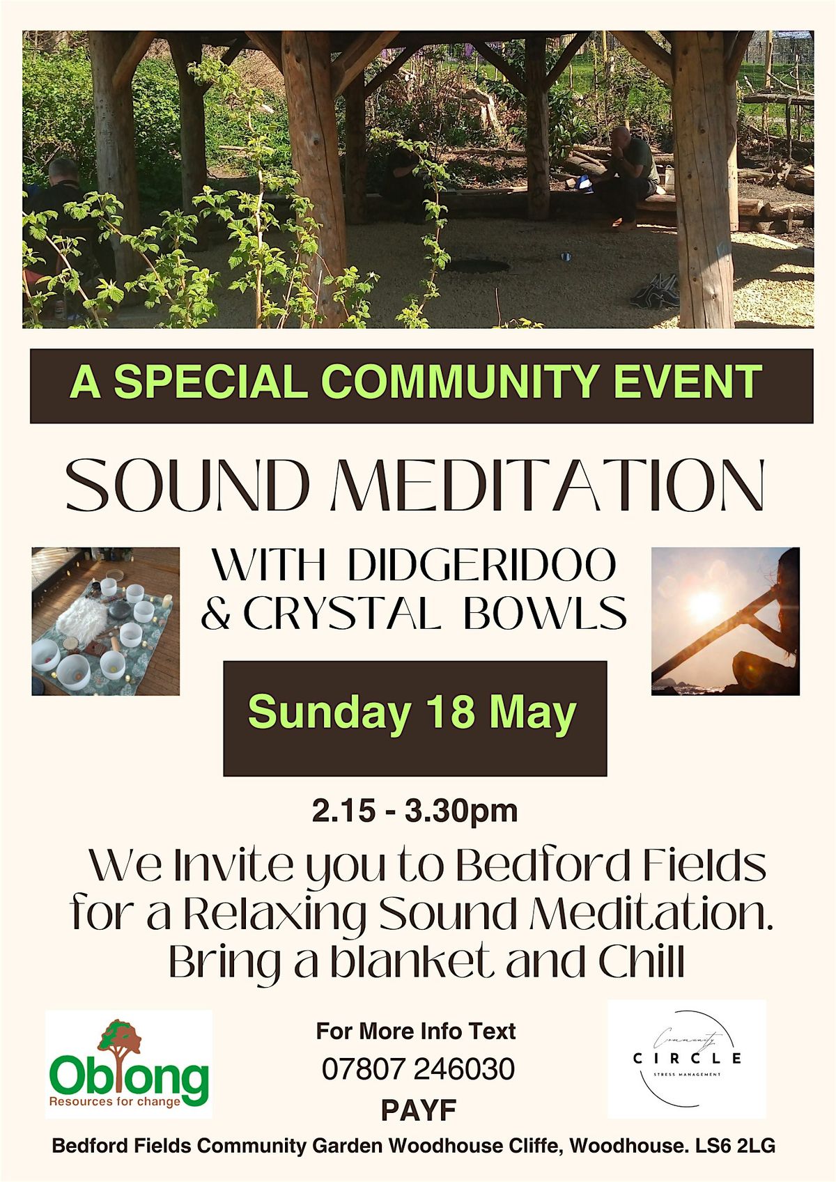 Relaxing Sound Journey Meditation With Didgeridoo And Crystal Singing Bowls, 18 May | Event in Leeds | AllEvents