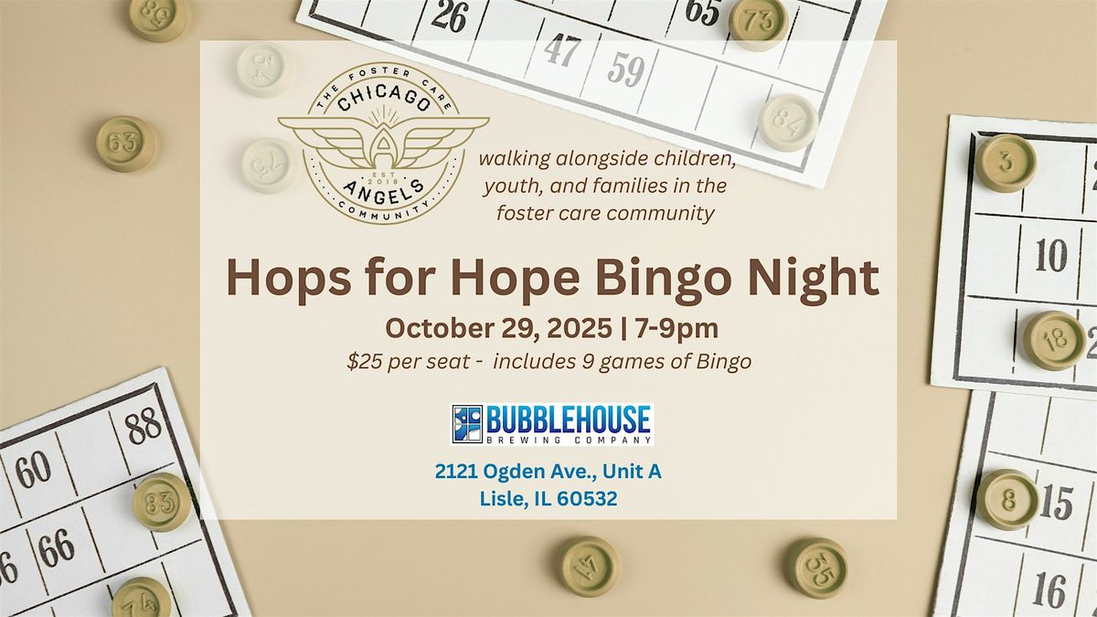 Hops for Hope Bingo Night, 29 October | Event in Lisle | AllEvents