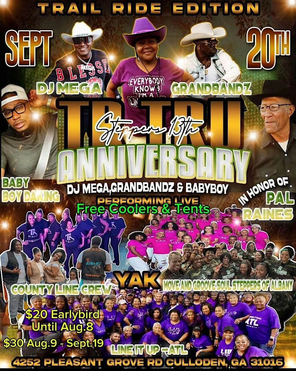 TR TRU STEPPERS 13TH ANNIVERSARY TRAILRIDE, 20 September | Event in Culloden | AllEvents