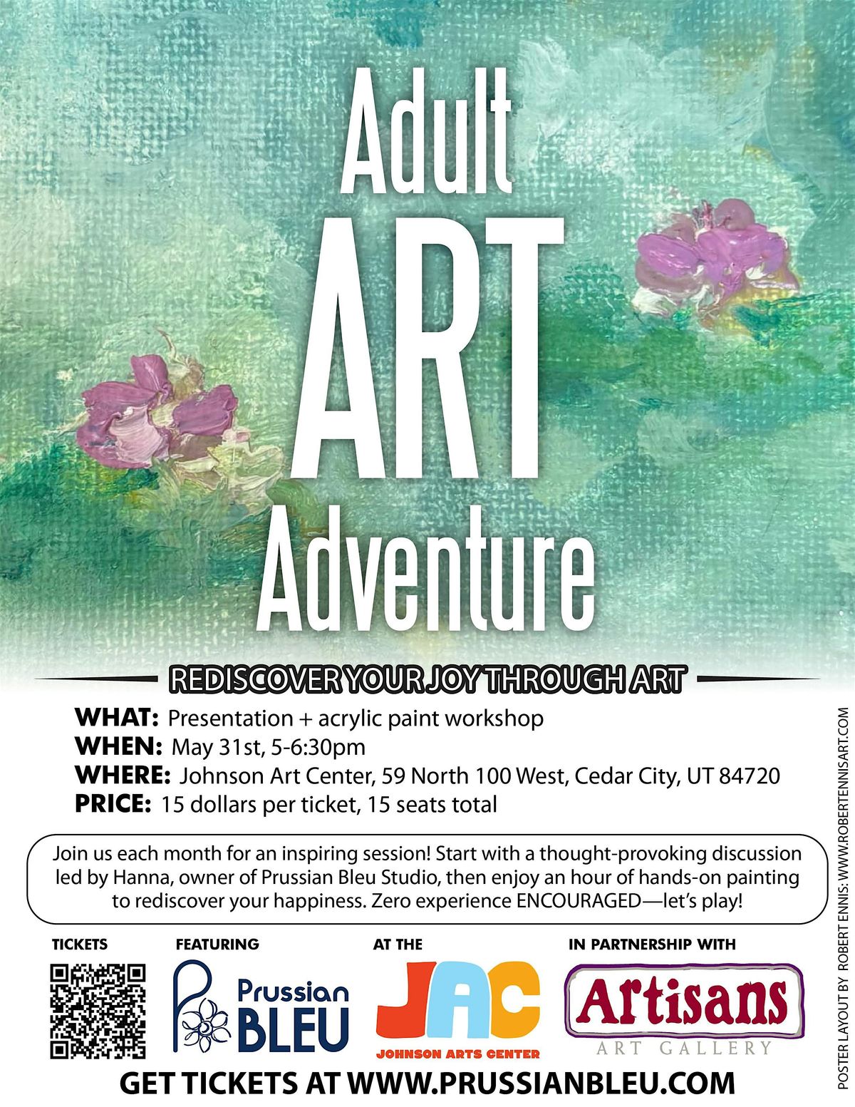 Adult Art Adventure May 2025, 31 May | Event in Cedar City | AllEvents
