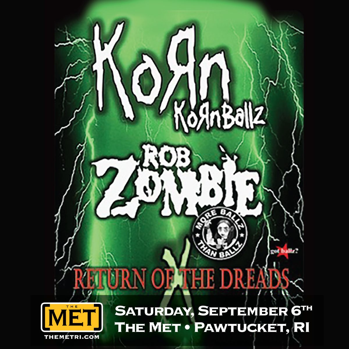 Kornballz - Korn Tribute, 5 September | Event in Pawtucket | AllEvents