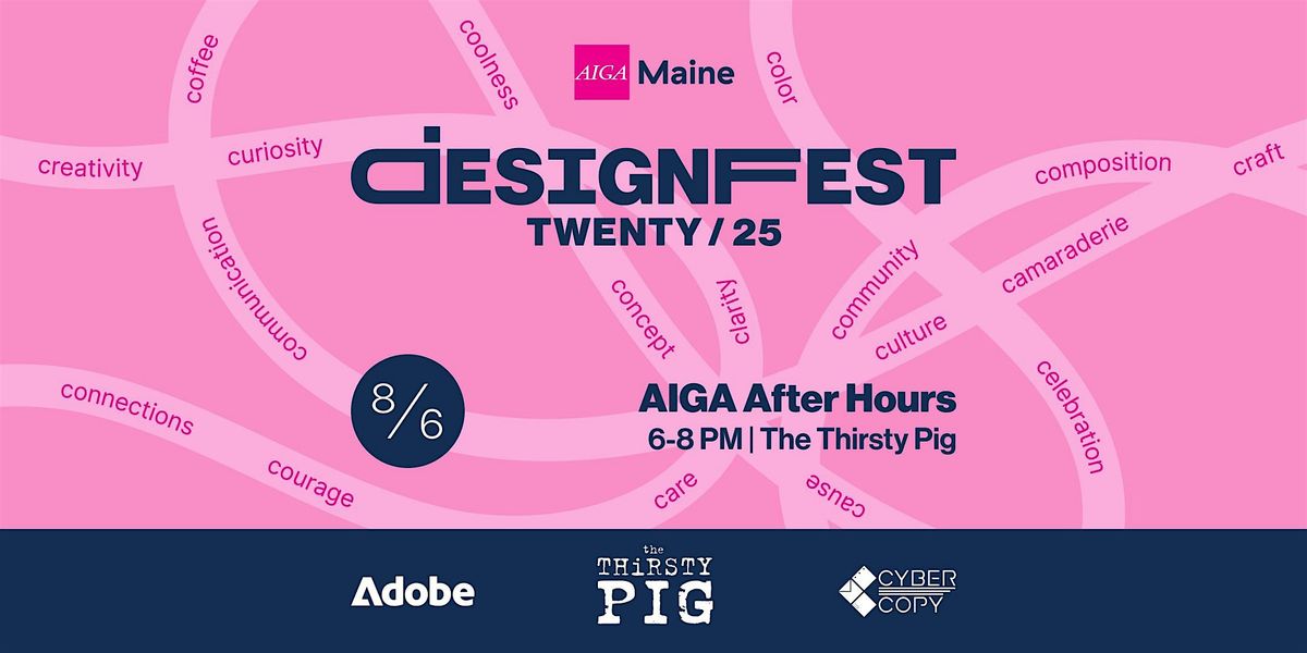 Design Fest 2025 | AIGA After Hours, 6 August | Event in Portland | AllEvents