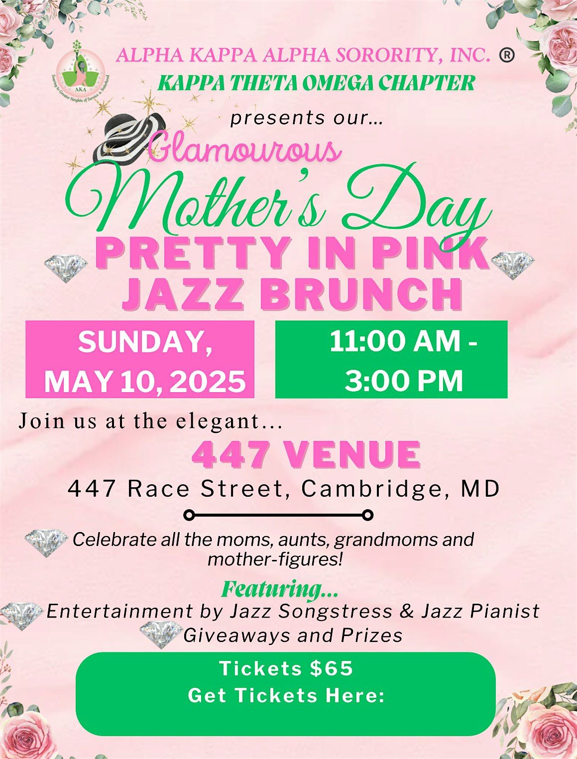 Mother's Day Pretty In Pink Jazz Brunch, 10 May | Event in Cambridge | AllEvents