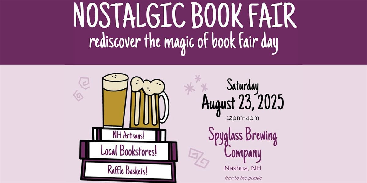 Nostalgic Book Fair!, 23 August | Event in Nashua | AllEvents