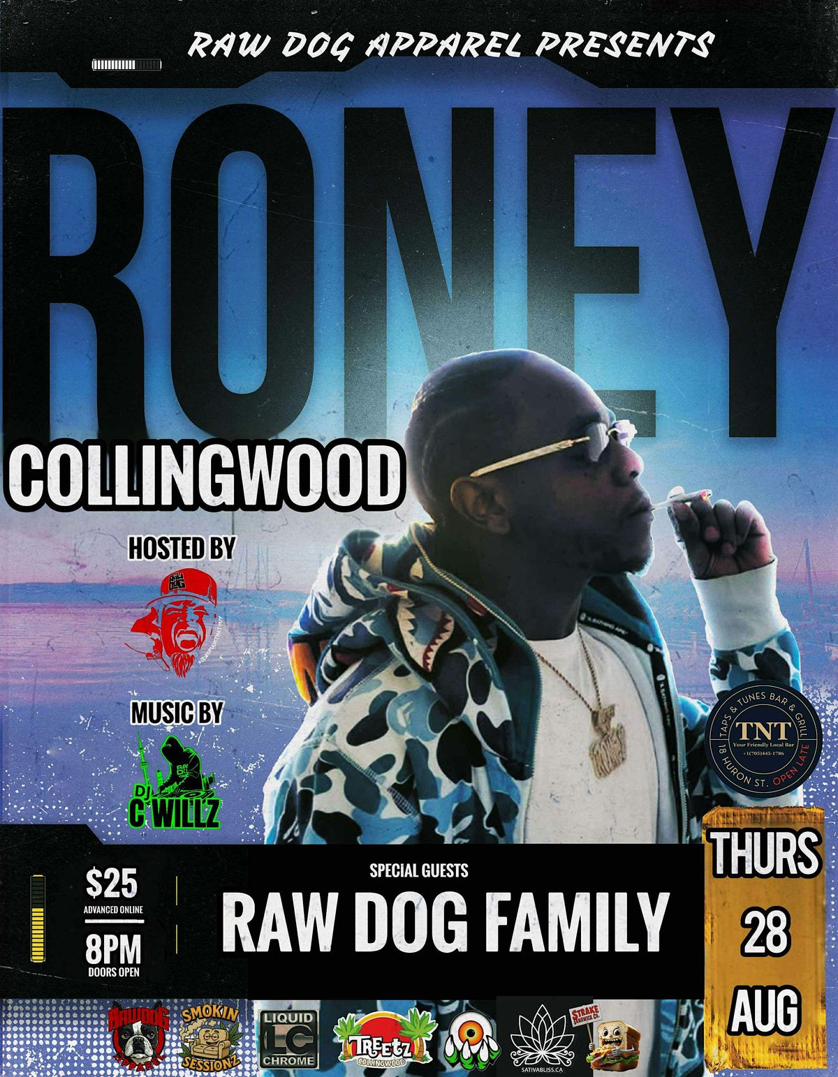 RONEY Live In Collingwood, 28 August | Event in Collingwood | AllEvents
