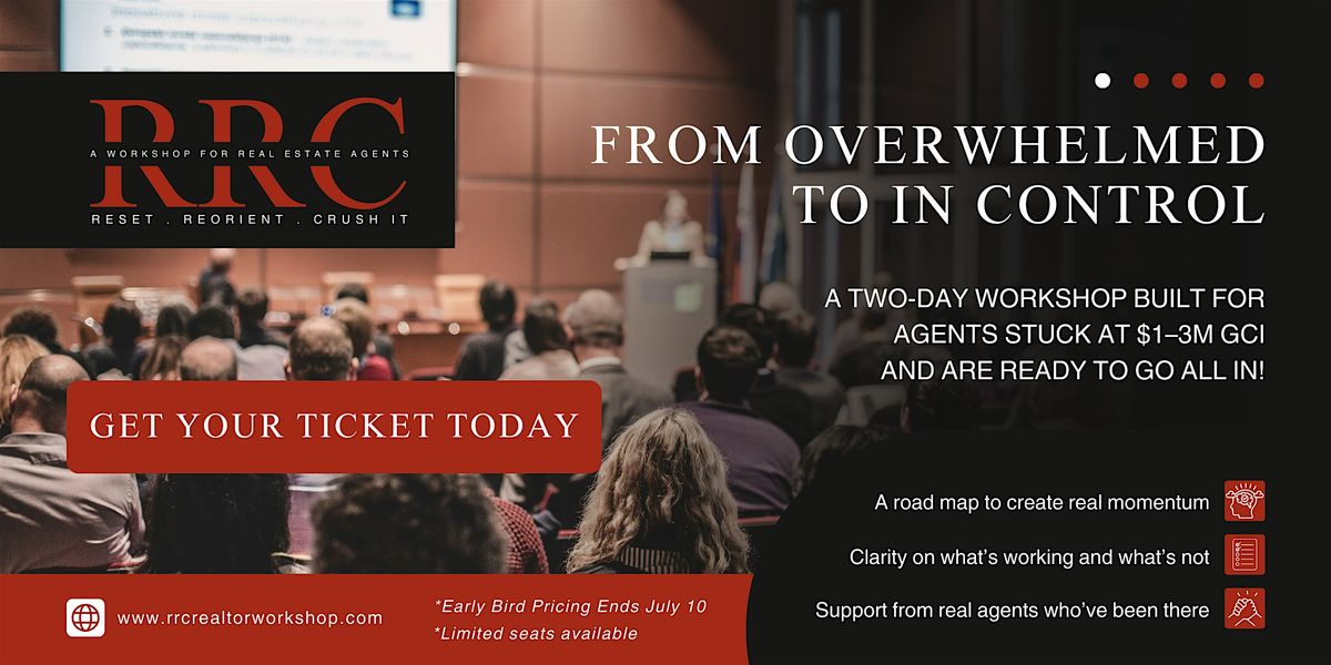RRC – A two day workshop for Realtors to Rest and Reorient their Business, 18 August | Event in San Antonio