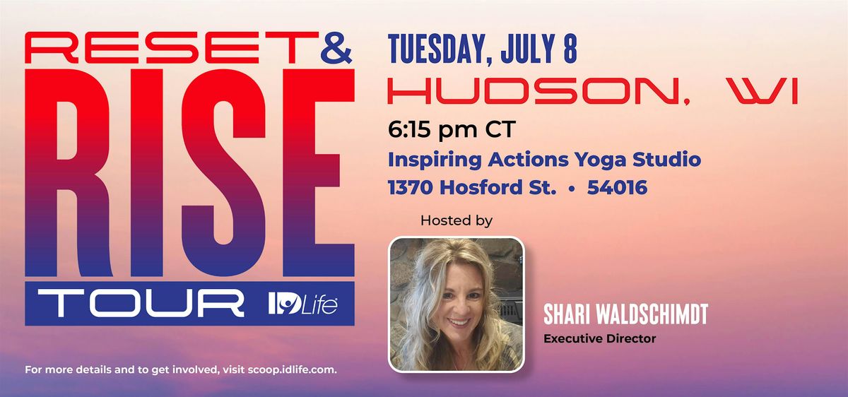 Reset & Rise with Shari Waldschmidt, 8 July | Event in Hudson | AllEvents