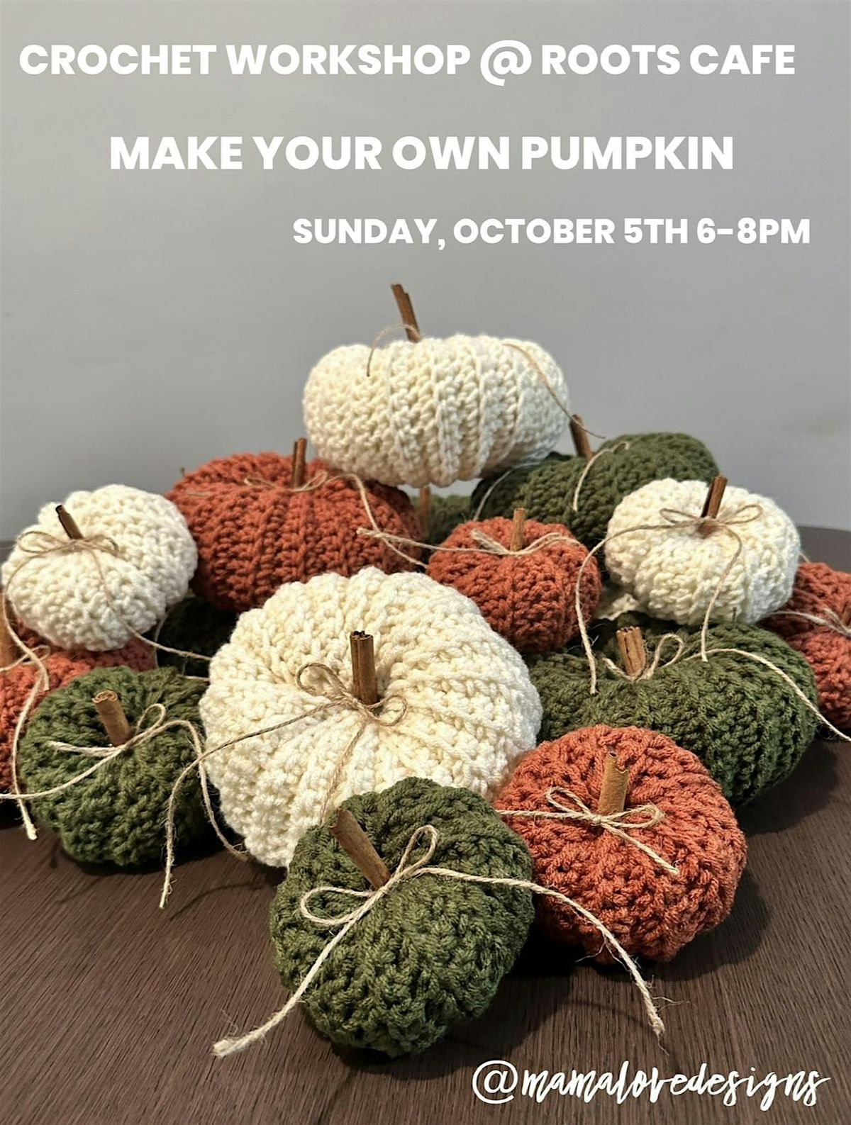 Crochet Workshop - Make your own Pumpkin, 5 October | Event in Brooklyn | AllEvents
