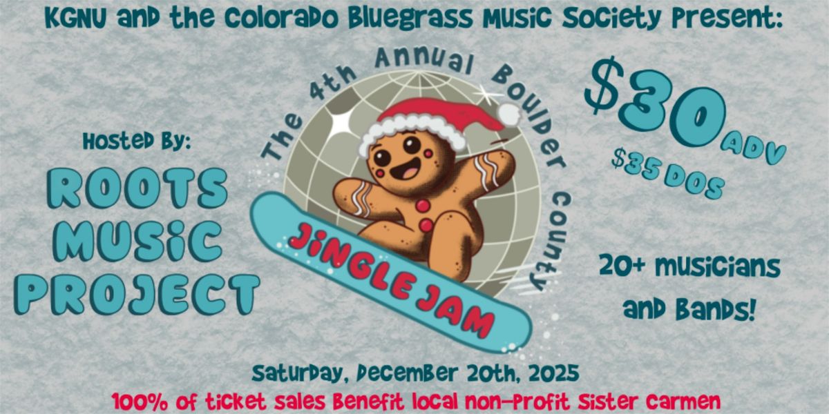 The 4th Annual Boulder County Jingle Jam, 20 December | Event in Boulder | AllEvents