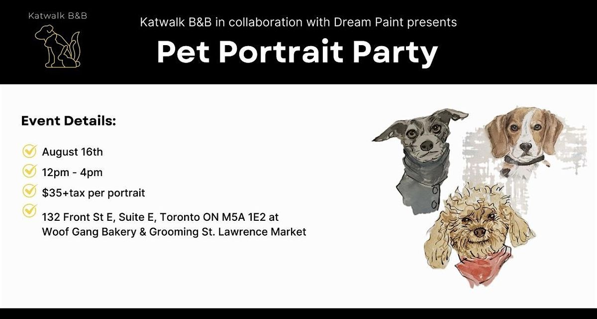 Back-to-School Pet Portrait, 16 August | Event in Toronto | AllEvents