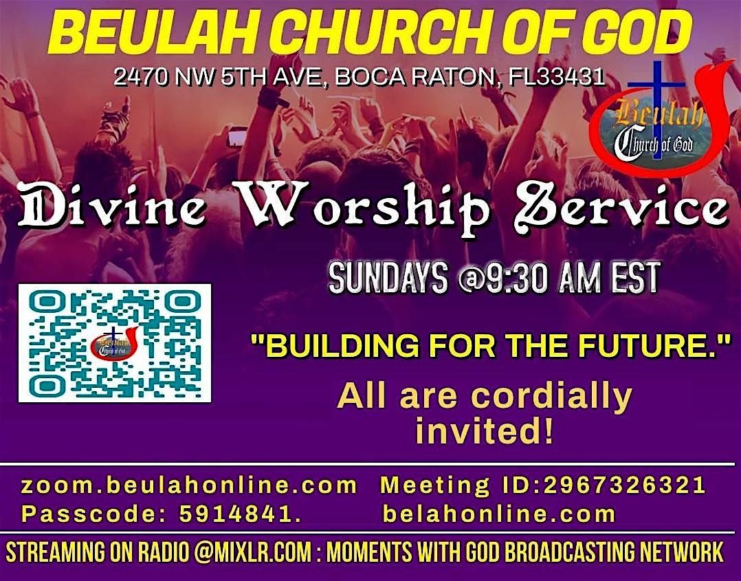 Sunday Worship Service | Event in Boca Raton | AllEvents