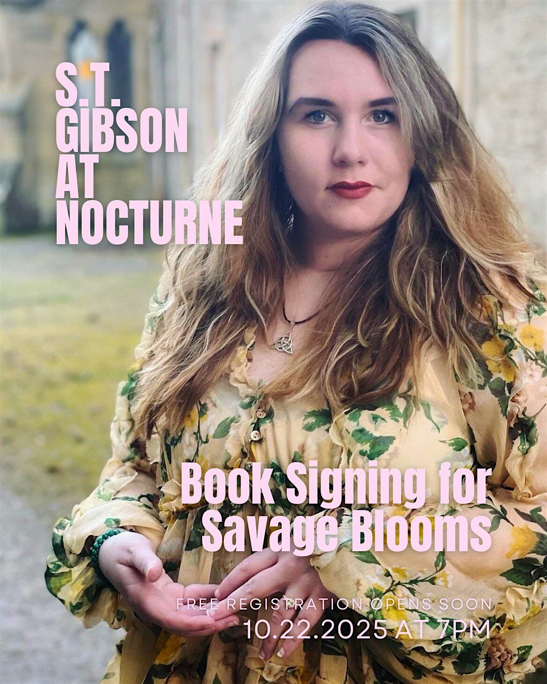 Author Event:  S.T. Gibson at Nocturne in Salem, 22 October | Event in Salem | AllEvents
