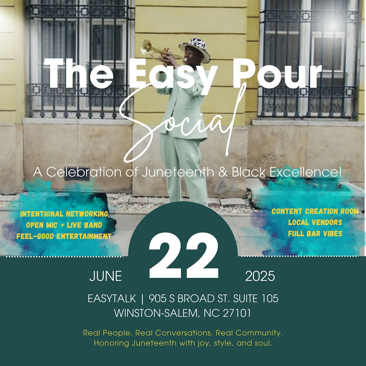 The Easy Pour Social: Celebrating Black Excellence!, 22 June | Event in Winston-Salem | AllEvents