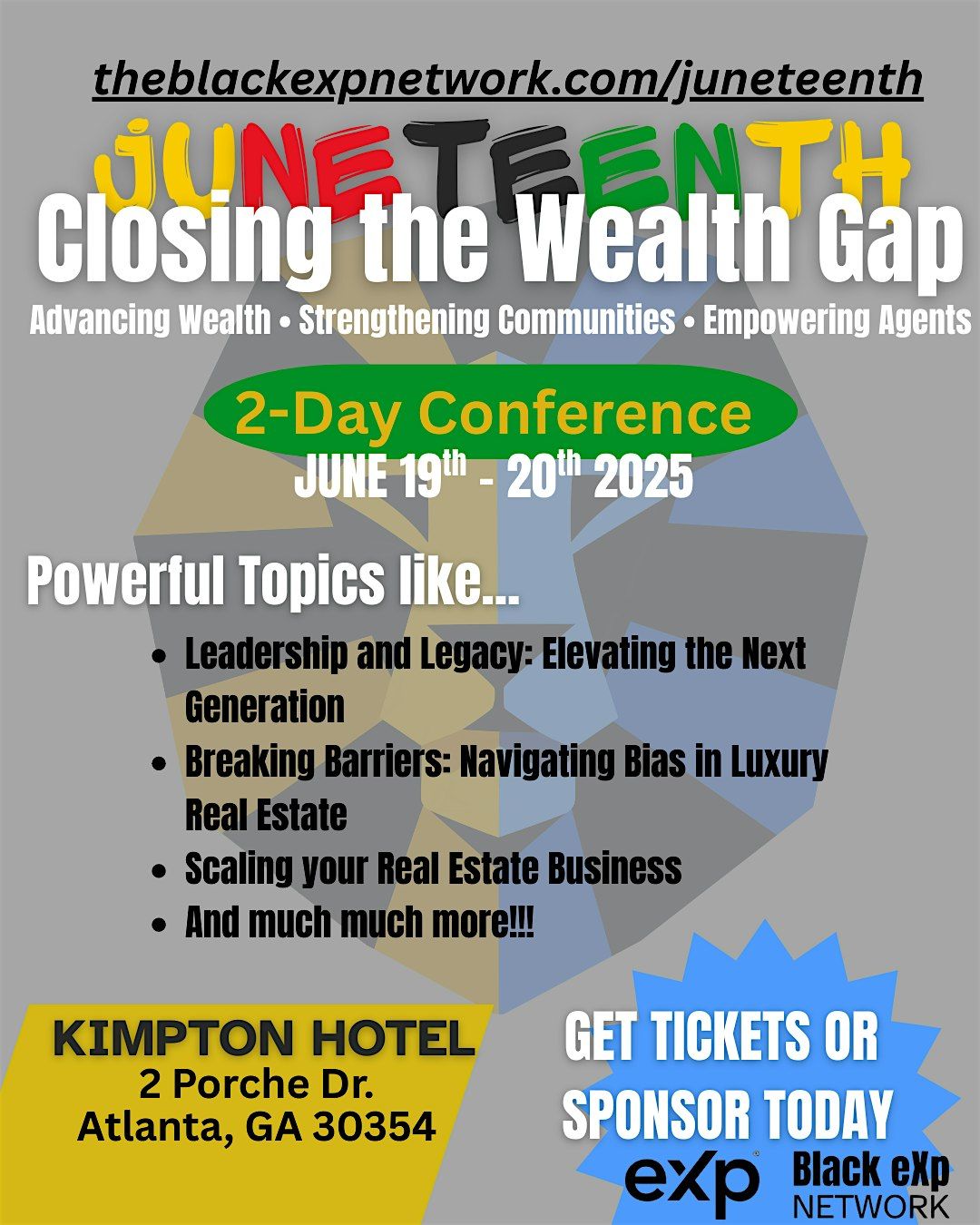 Black eXp Network Juneteenth Real Estate Summit, 19 June | Event in Atlanta | AllEvents