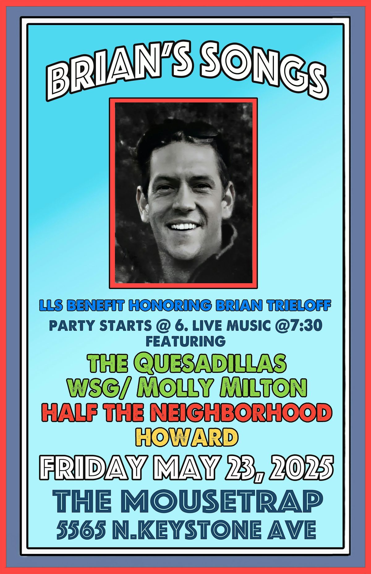 9th Annual Brian's Songs- A Benefit For LLS, 23 May | Event in Indianapolis | AllEvents