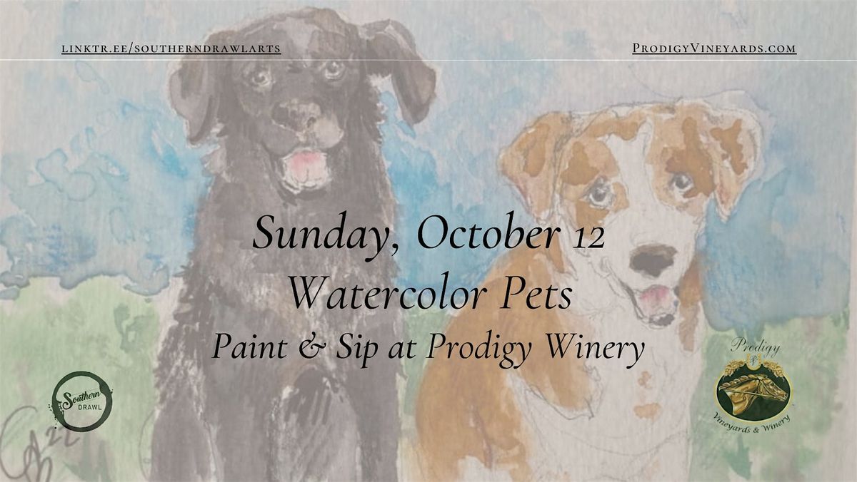 Paint & Sip: Watercolor Pet Portraits at Prodigy Vineyards, 12 October | Event in Frankfort | AllEvents