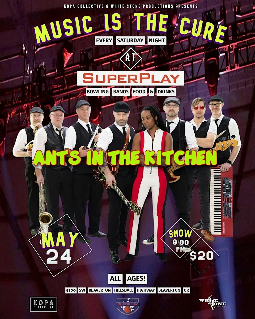 Ants in the Kitchen at Superplay, 24 May | Event in Beaverton | AllEvents