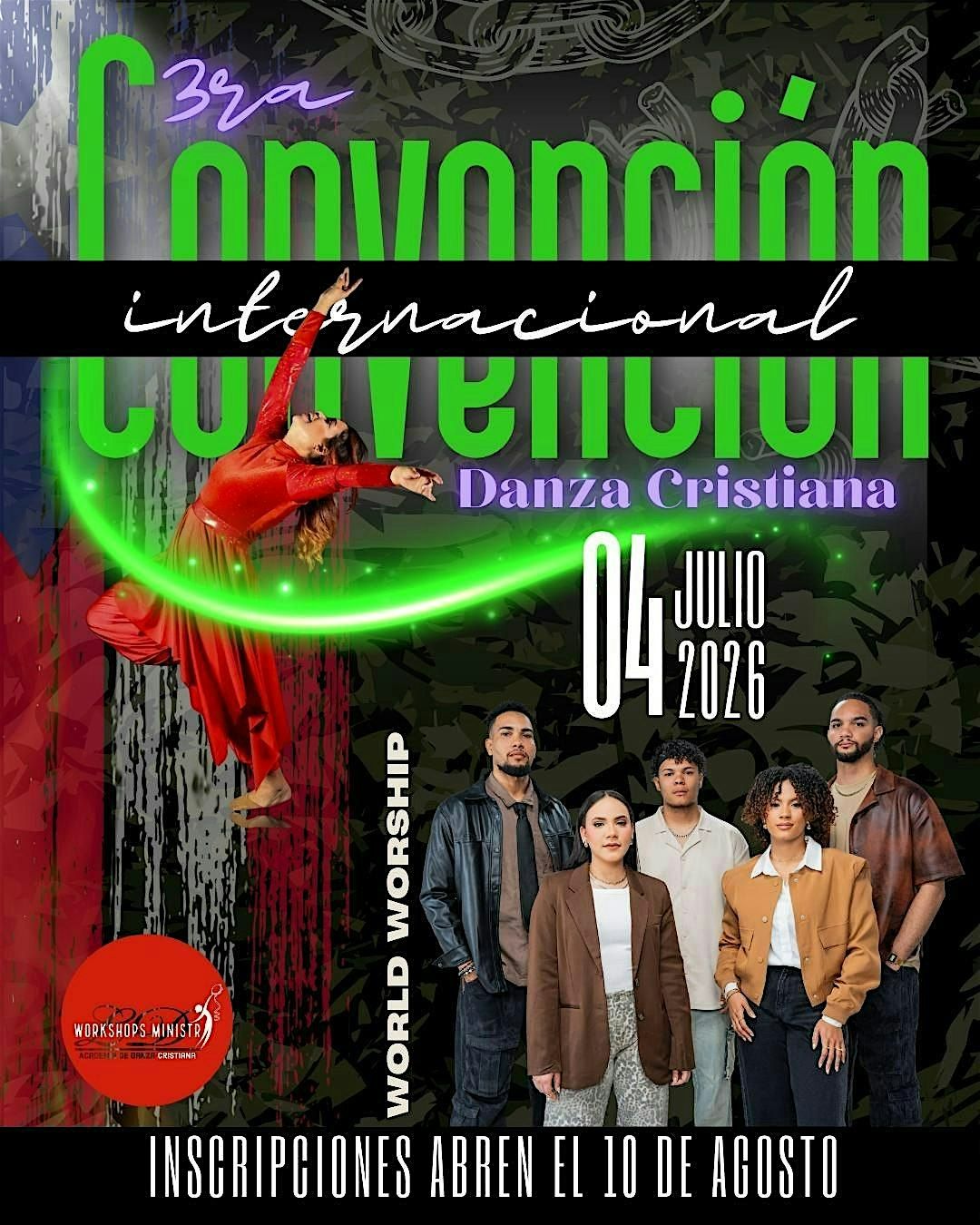 3ra Convención Internacional de Danza Cristiana, 4 July | Event in San Juan | AllEvents