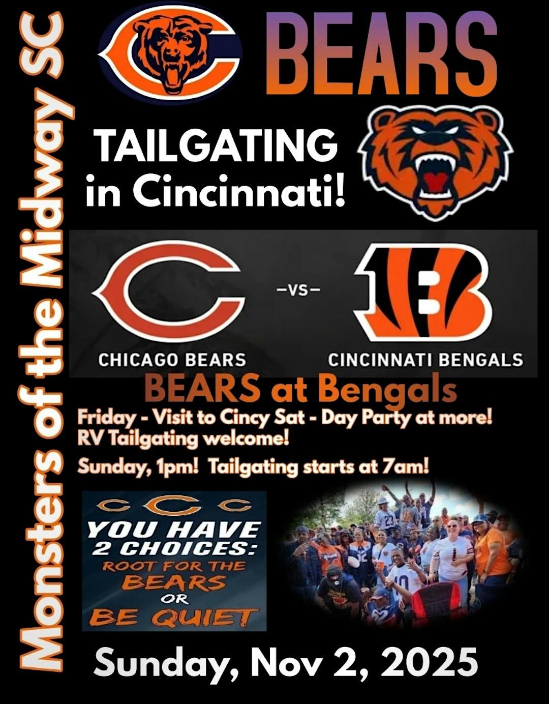 RV TAILGATING PARTY, 2 November | Event in Cincinnati | AllEvents
