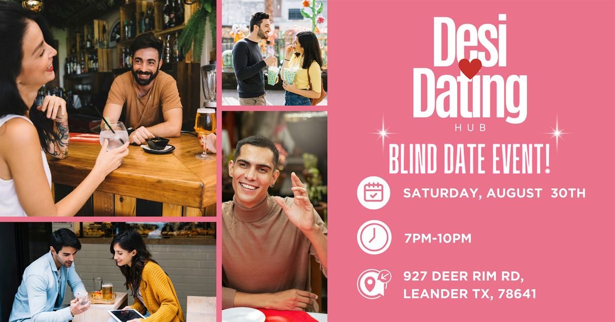 August Blind Date Singles Mixer for Professionals (ages 30+), 30 August | Event in Leander | AllEvents