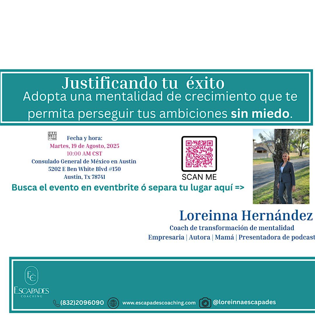 Justificando tu  éxito, 19 August | Event in Austin | AllEvents