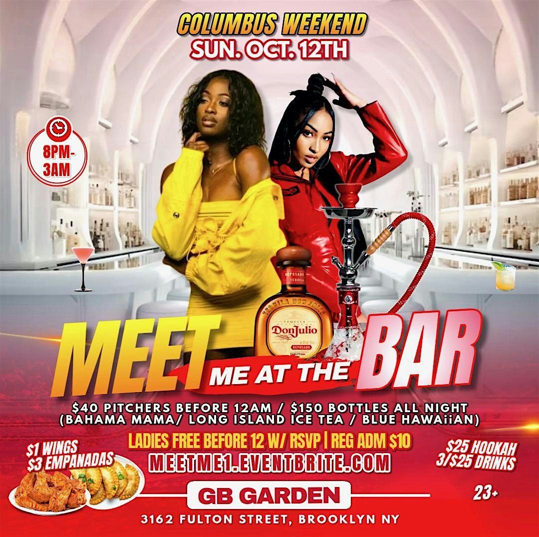 MEET ME AT THE BAR, 12 October | Event in Brooklyn | AllEvents
