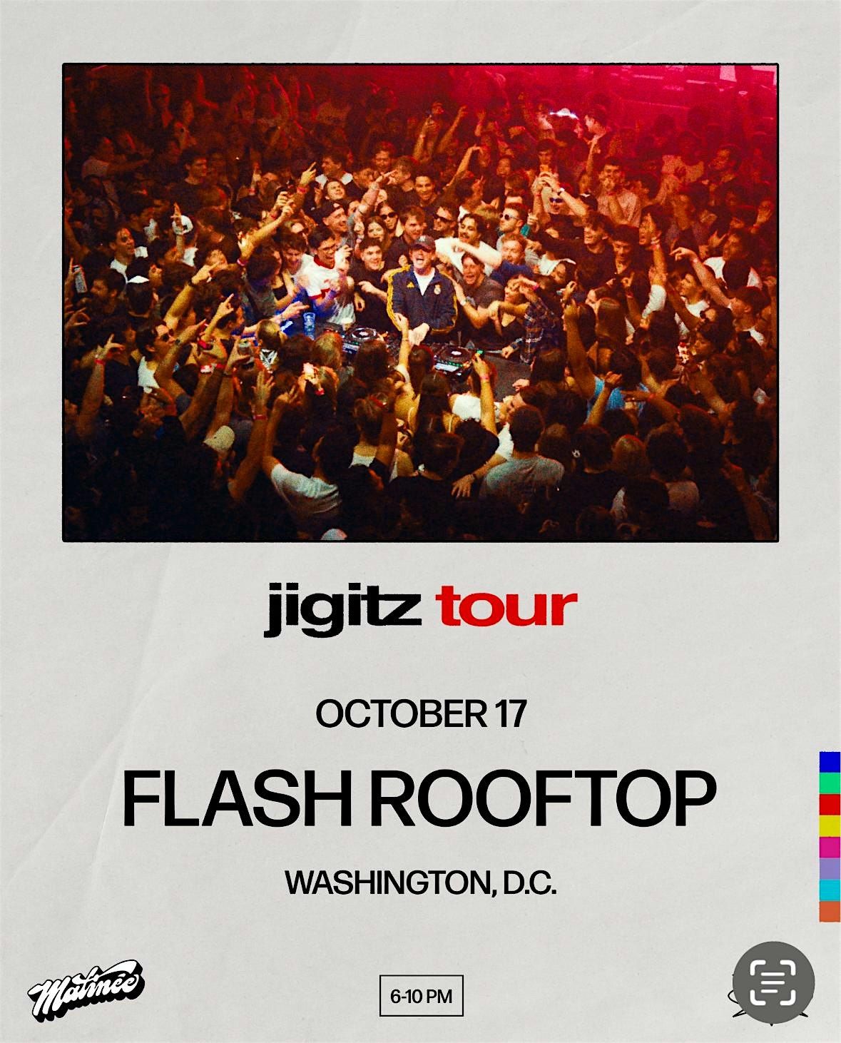 Matinée Friday: jigitz at Flash Rooftop, 17 October | Event in Washington | AllEvents