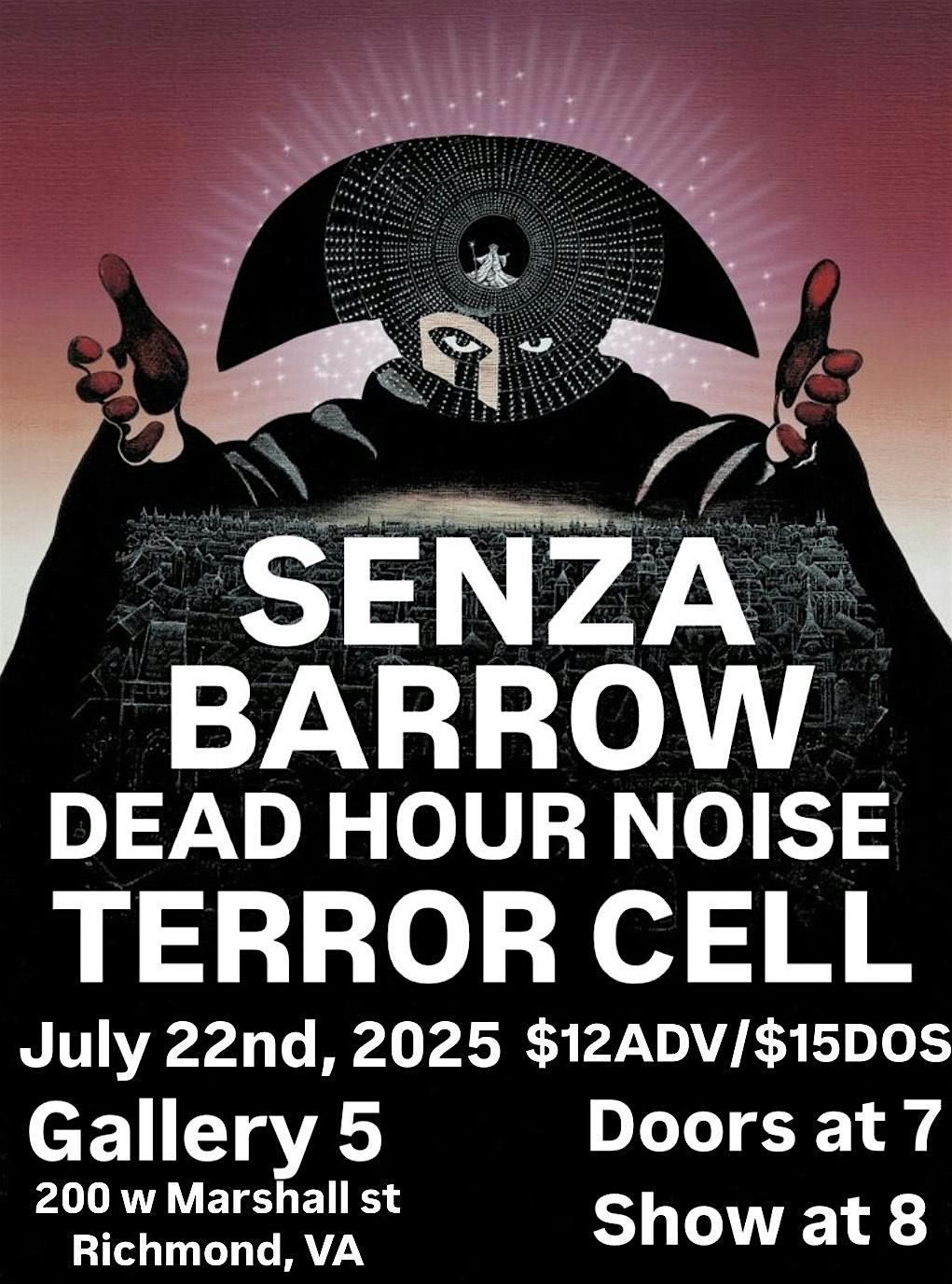 Terror Cell, Senza (WA), Barrow, Dead Hour Noise | Event in Richmond | AllEvents