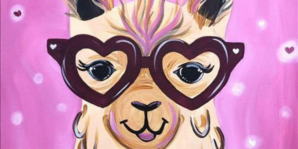A Romantic Llama Paint And Sip By Classpop Painting With A Twist 21b2a1f3a2043ead23bd18a926854f36576b0eb8c9b2ab867669ee2edaf5d892 Rimg W1200 H600 Dcf5a5f1 Gmir