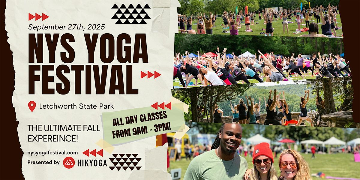 Fall New York State Yoga Fest at Letchworth State Park, 27 September | Event in Mt Morris | AllEvents