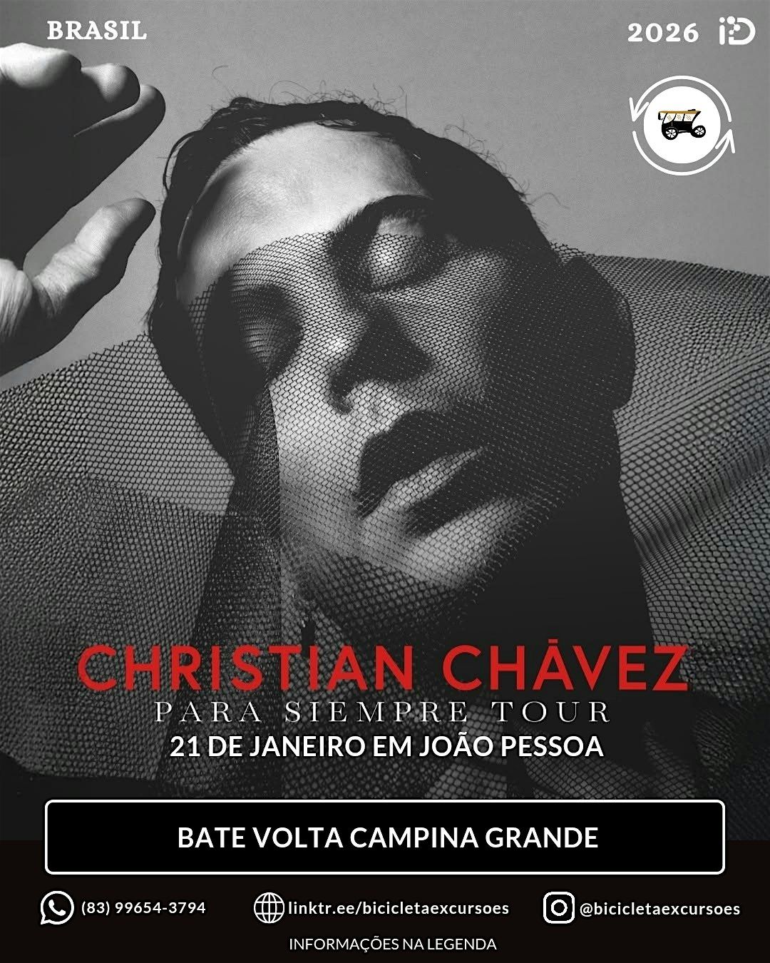 Excursão: Christian Chávez (RBD) em João Pessoa, 21 January | Event in João Pessoa | AllEvents