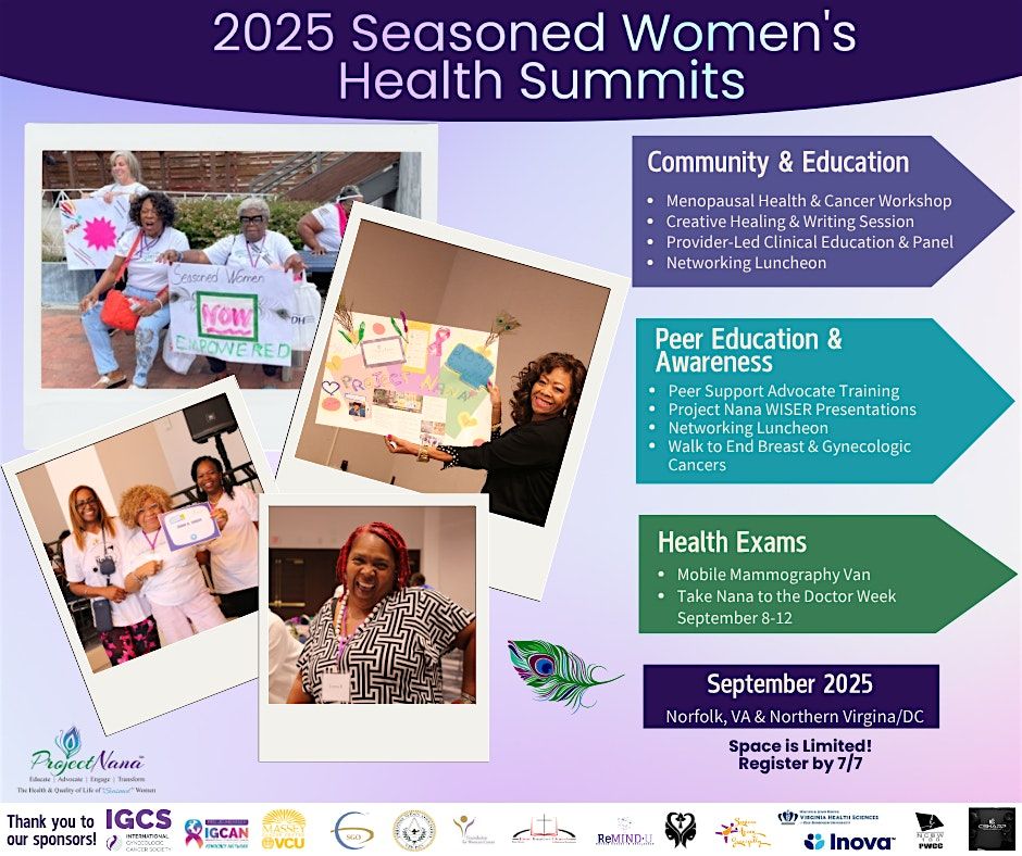 2025 Seasoned Women's Health Summit in Norfolk, 4 September | Event in Norfolk | AllEvents
