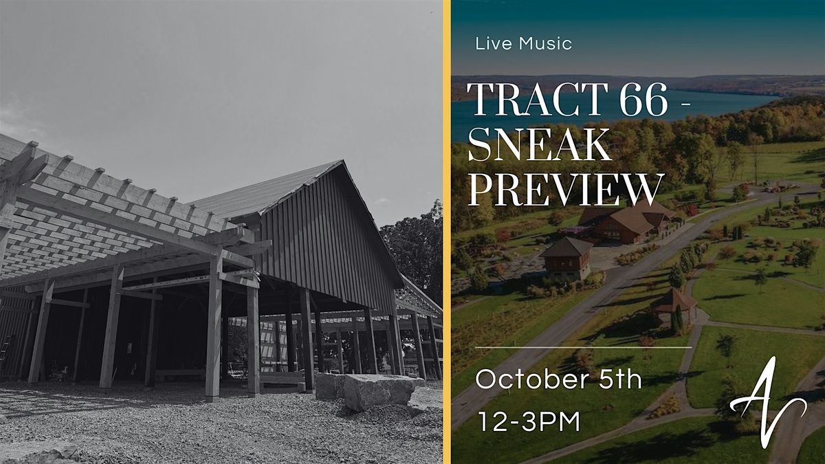 Tract 66 Sneak Preview, 5 October | Event in Skaneateles | AllEvents