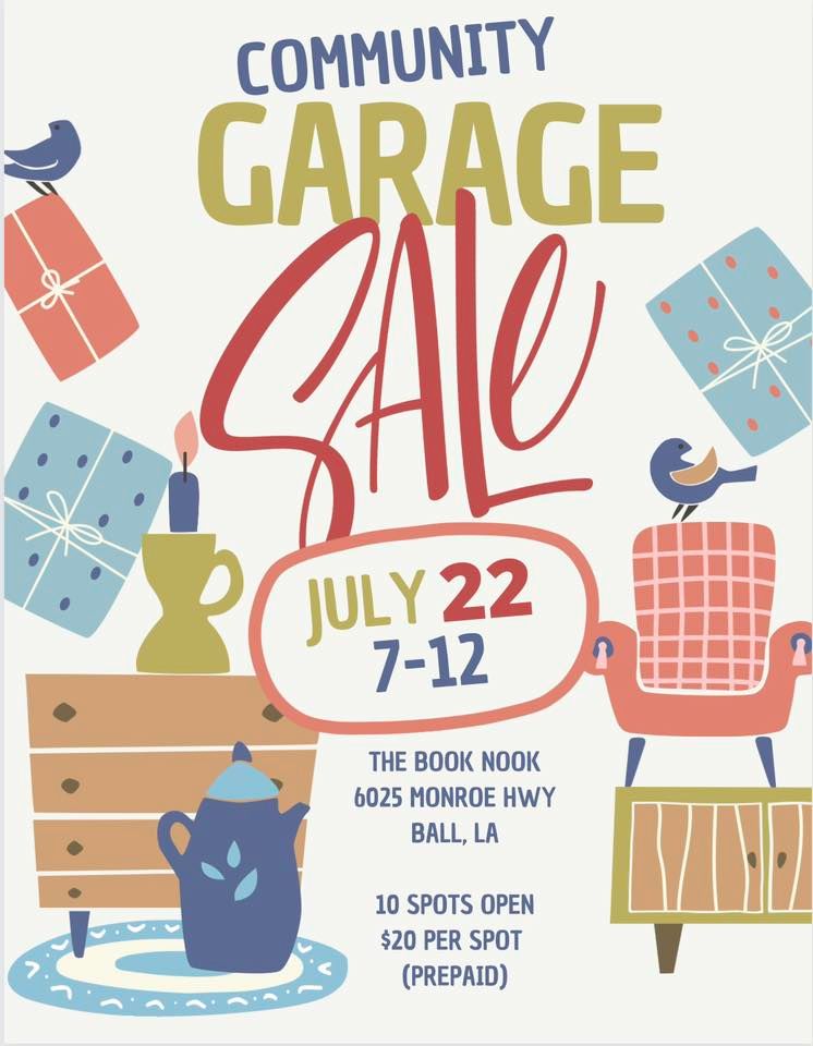 Community Garage Sale Day!, The Book Nook A Christian Book & Gift