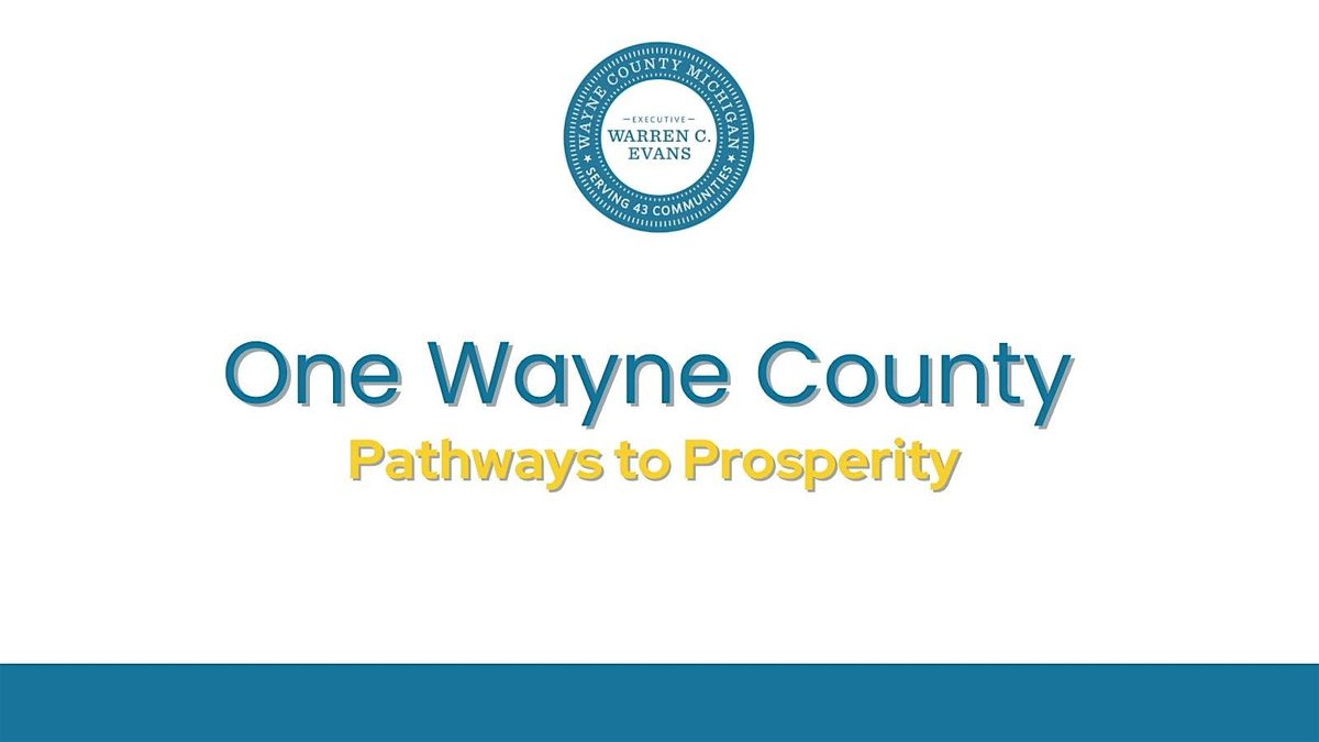 One Wayne County: Pathways to Prosperity, 18 June | Event in Livonia | AllEvents