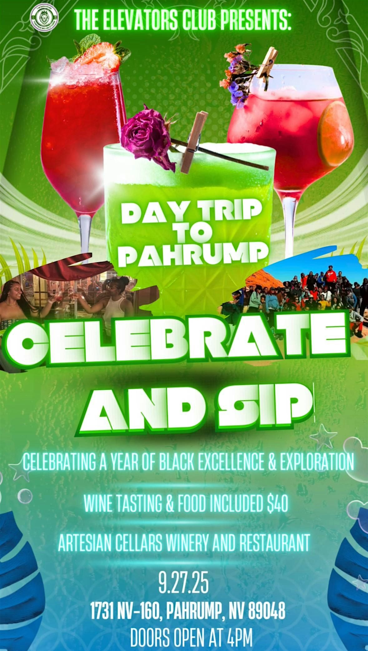 Come Celebrate ONE YEAR of Elevation & Adventure with The Elevators Club, 27 September | Event in Pahrump