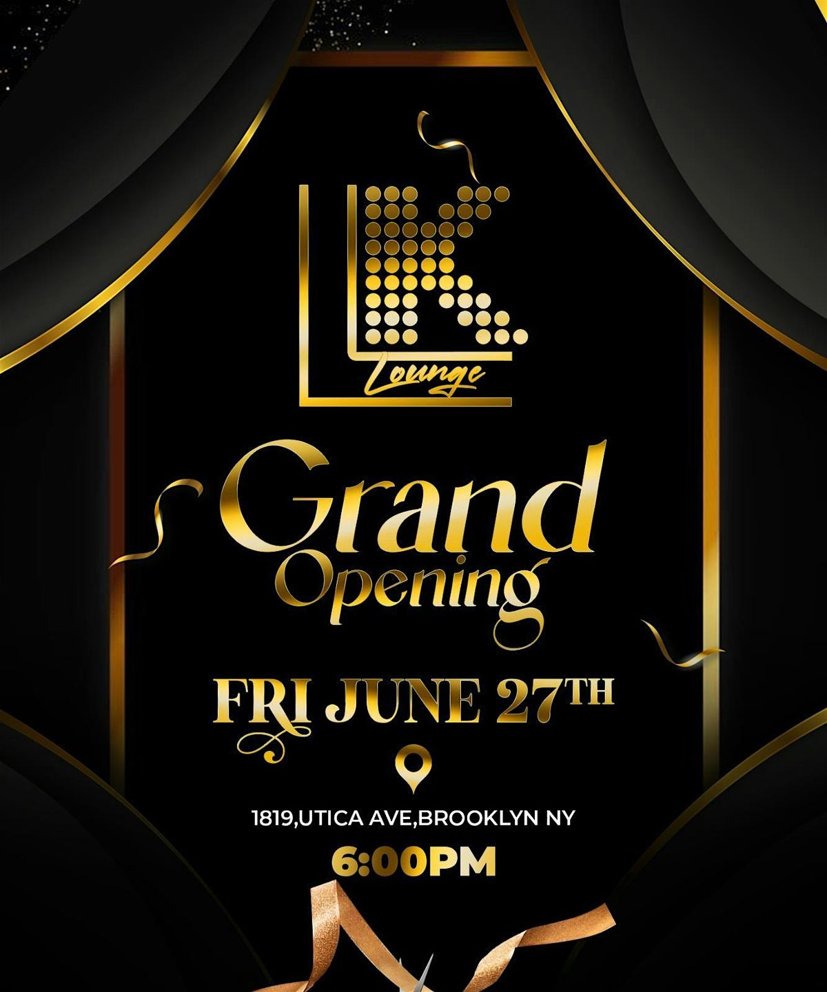 Grand Opening Invitation  LK Lounge & Event Hall, 27 June | Event in Brooklyn | AllEvents