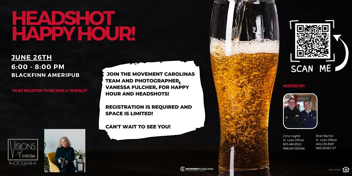 Headshot Happy Hour, 26 June | Event in Charlotte | AllEvents