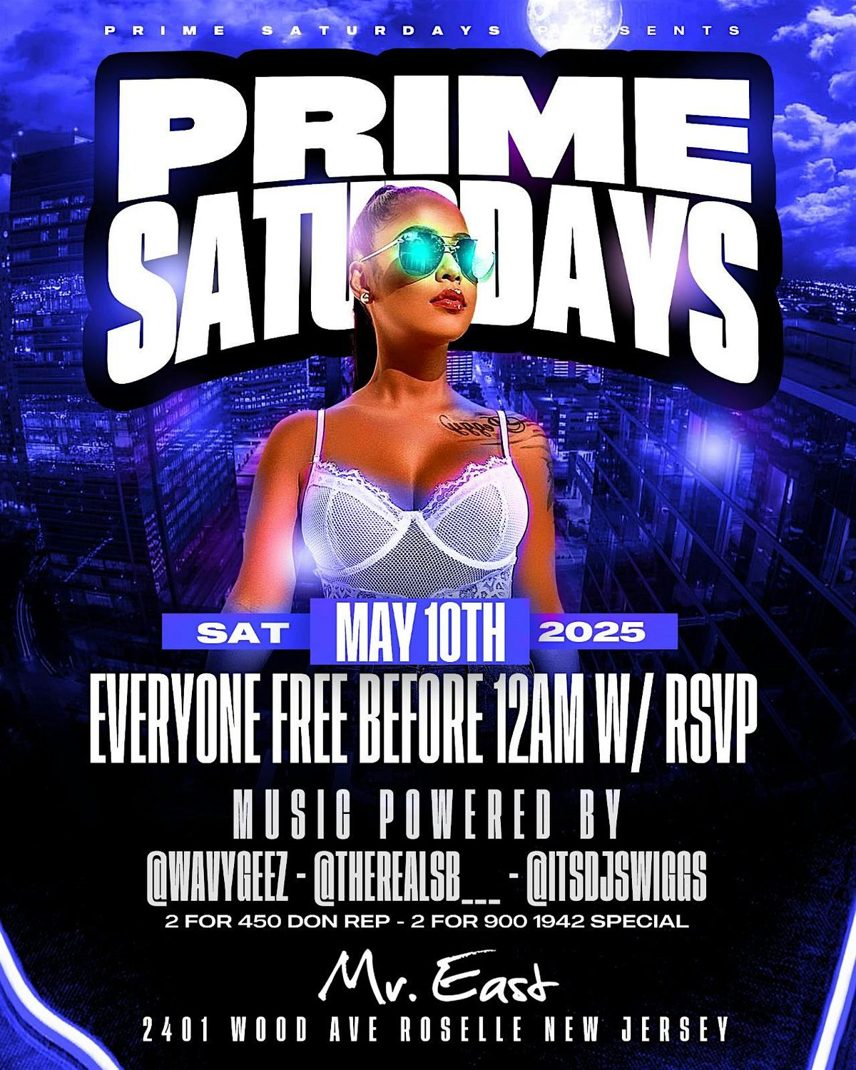 Prime Saturday May 10th | Event in Roselle | AllEvents
