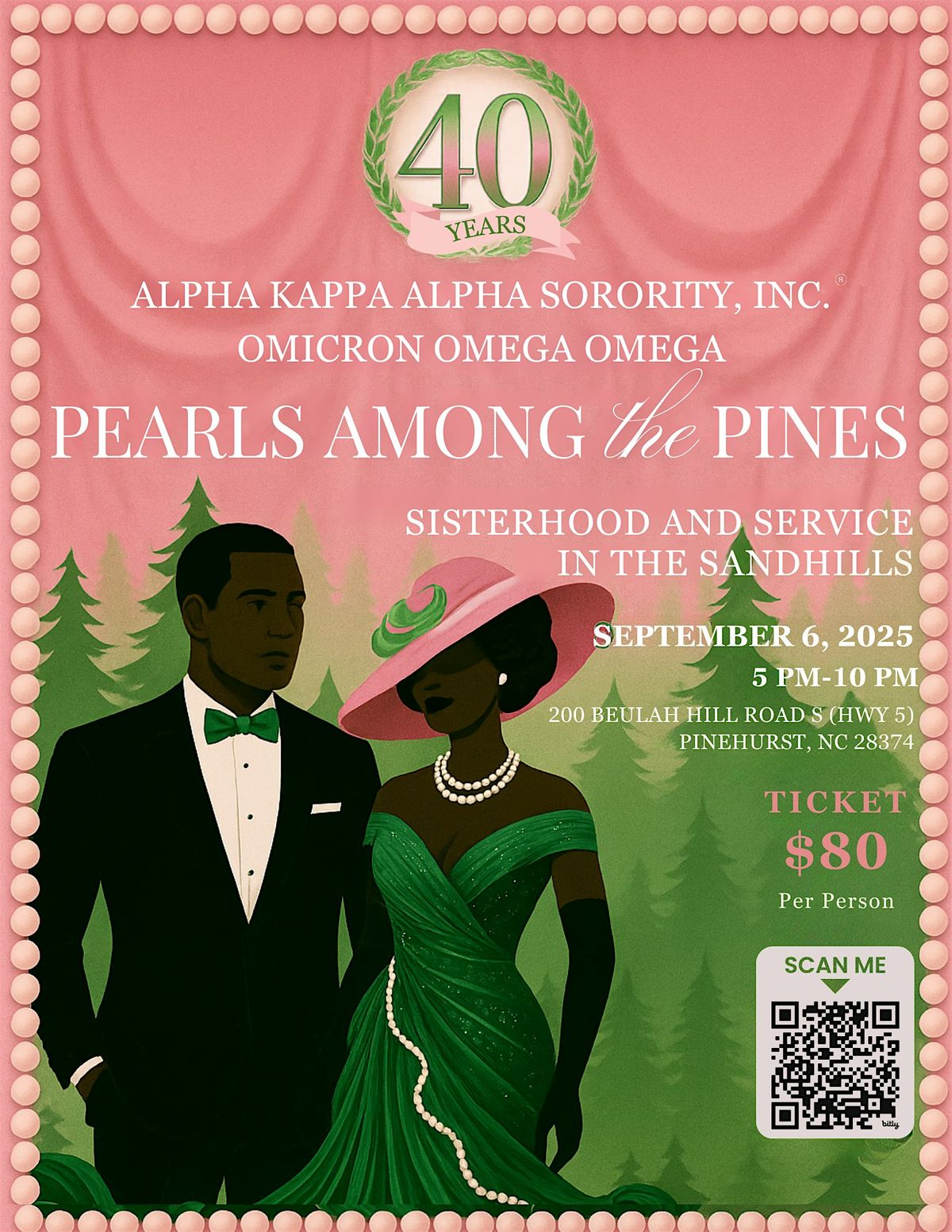 Omicron Omega Omega Chapter 40th Gala, 6 September | Event in Pinehurst | AllEvents