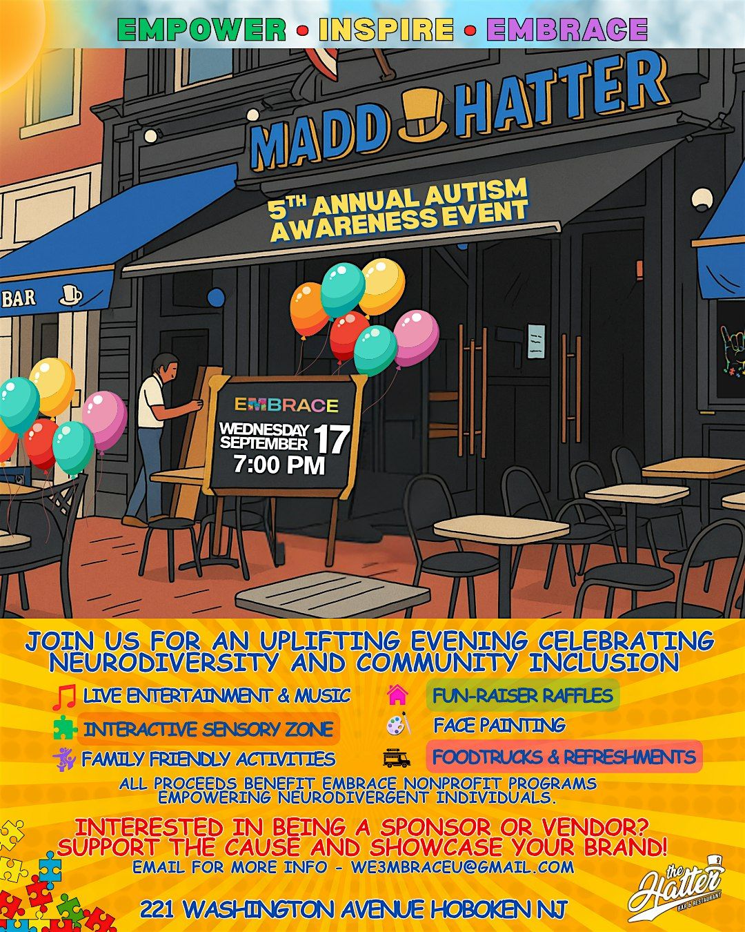 5th Annual Autism Awareness Fun-Raiser, 17 September | Event in Hoboken | AllEvents