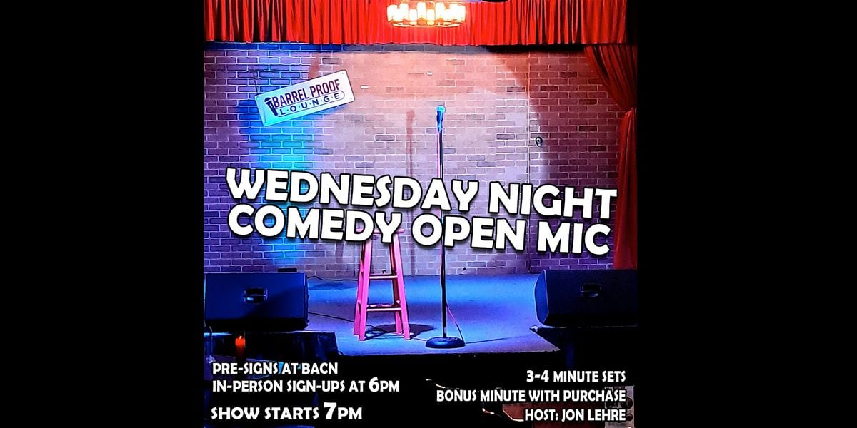 Wednesday Night Comedy Open Mic | Event in Santa Rosa | AllEvents
