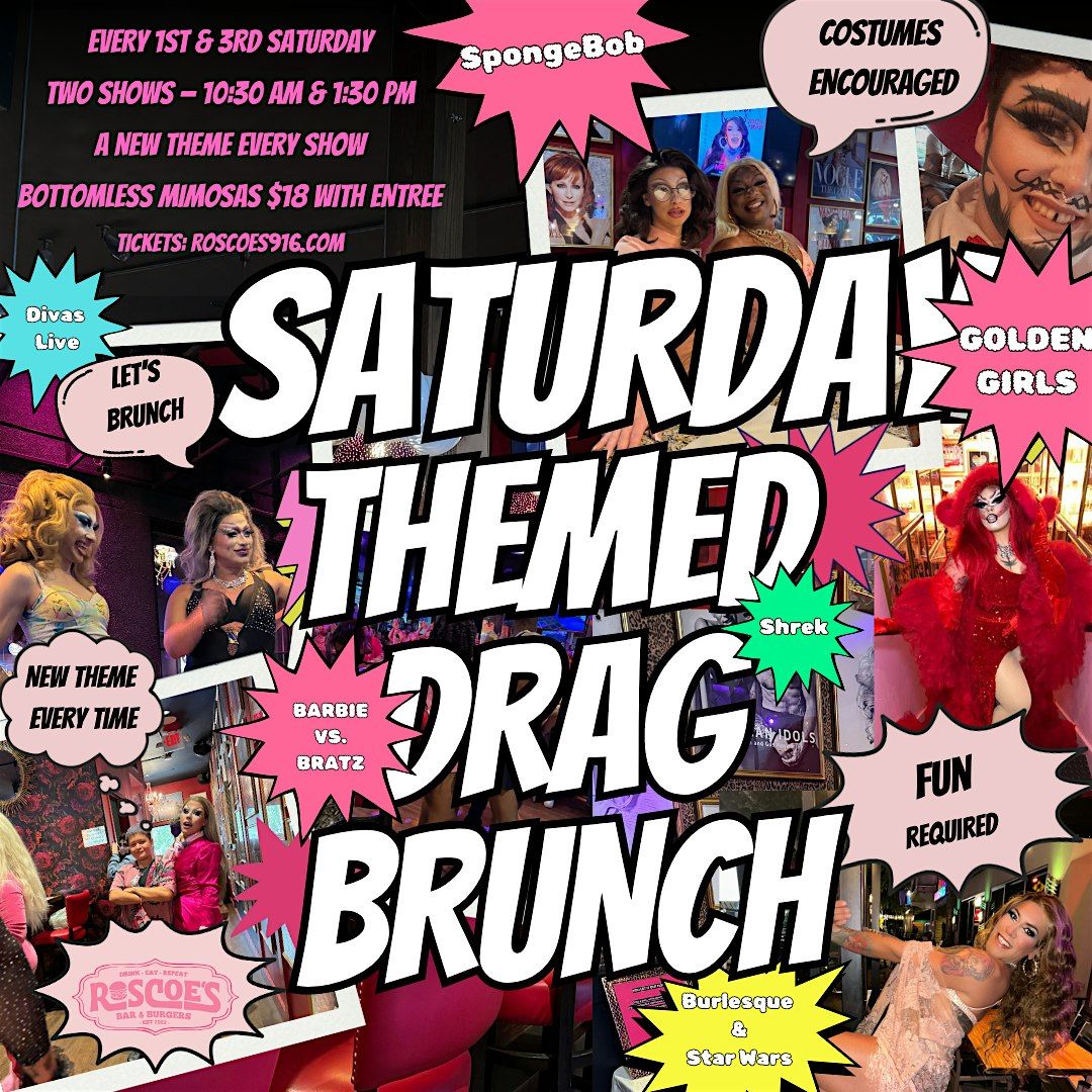 ROSCOE’S SATURDAY THEMED DRAG BRUNCH, 23 August | Event in Sacramento | AllEvents