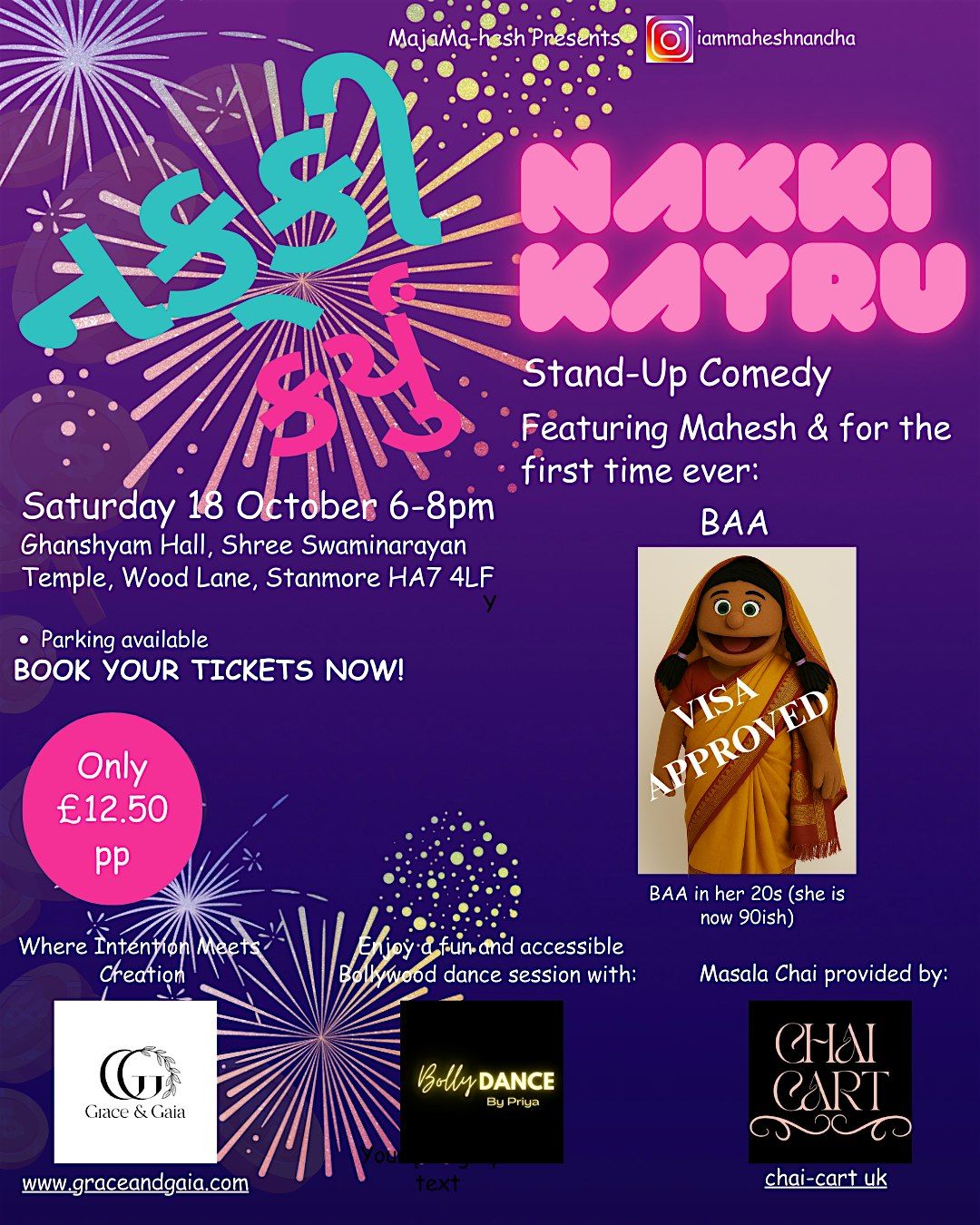 Nakki Kayru! Stand-Up with the only ever (we think) Gujarati ...