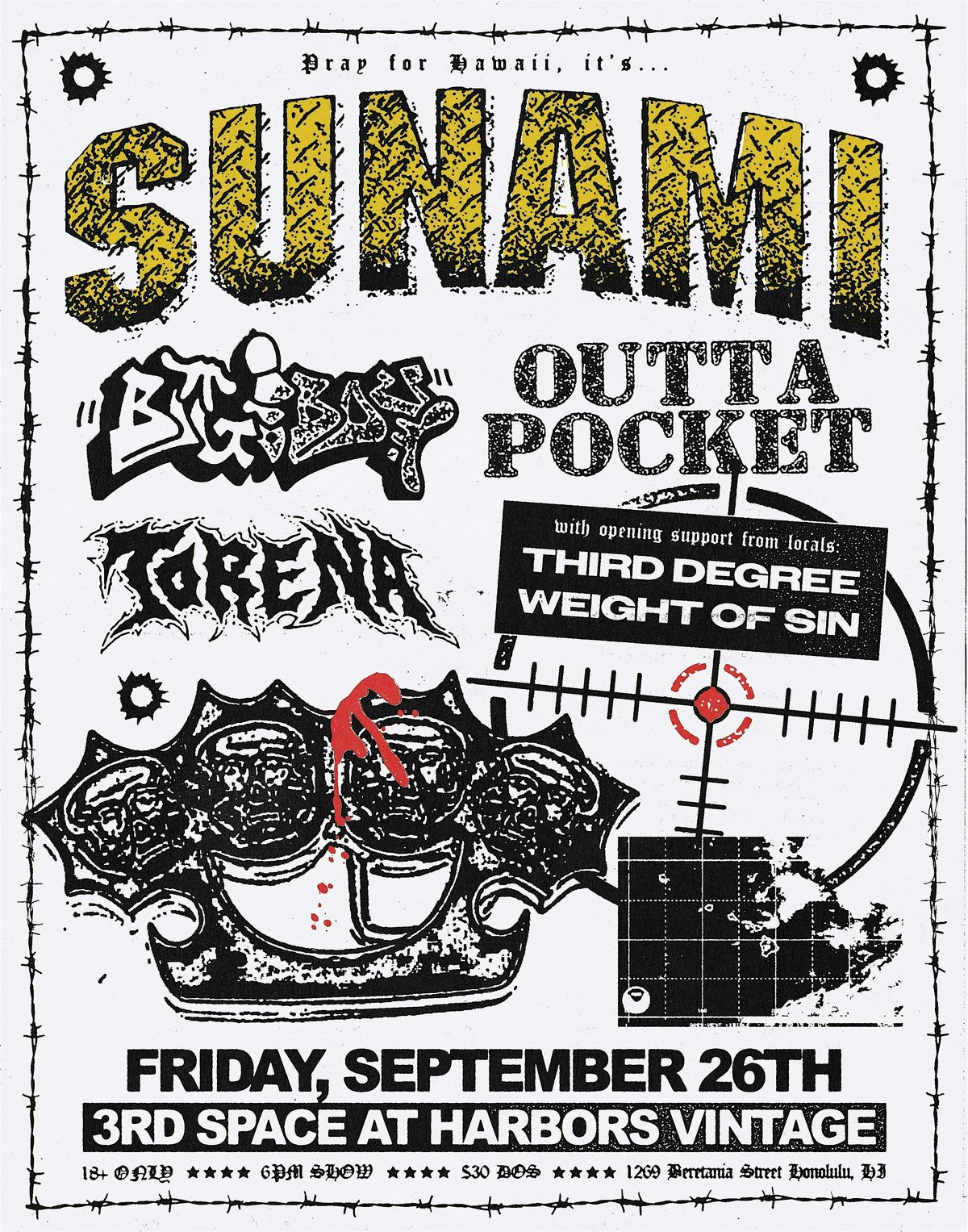Sunami w/ Big Boy, Outta Pocket, Torena in Hawaii, 26 September | Event in Honolulu | AllEvents