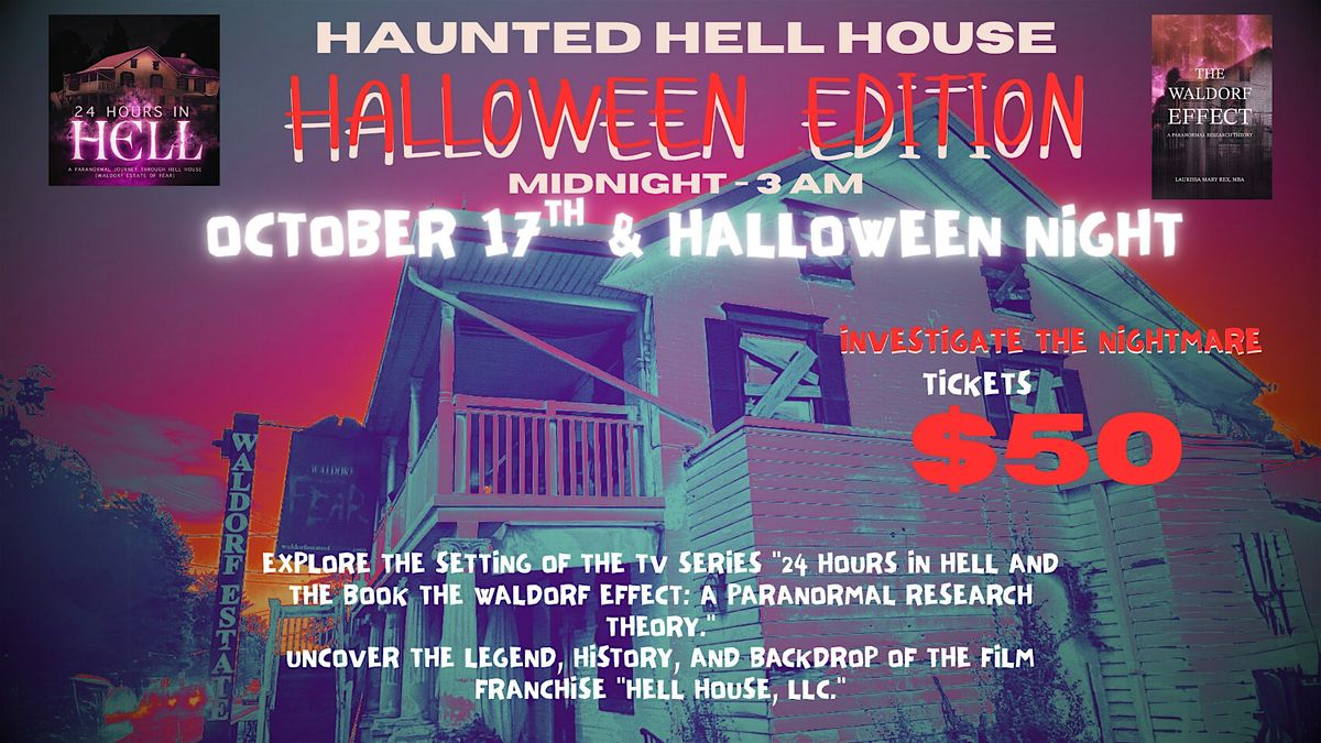 Haunted Hell House: Investigate the Nightmare!, 18 October | Event in Lehighton | AllEvents