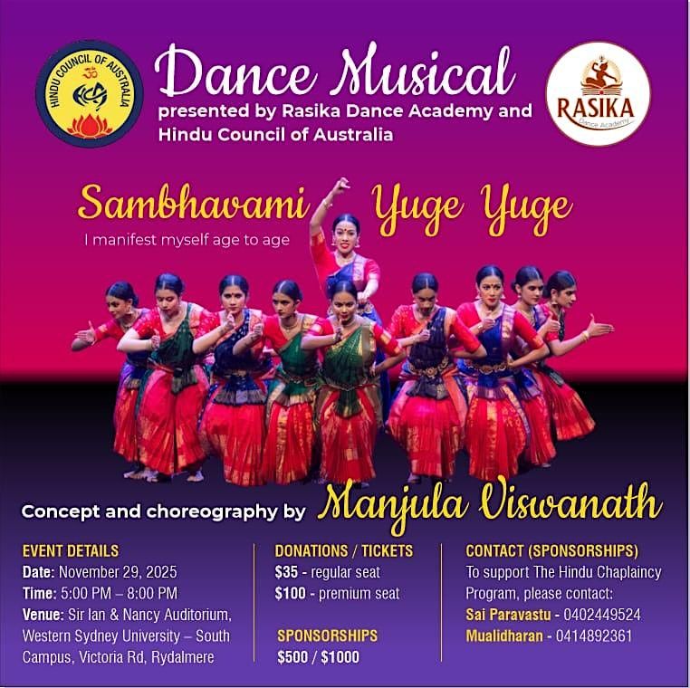 Sambhavami Yuge Yuge, 29 November | Event in Parramatta | AllEvents