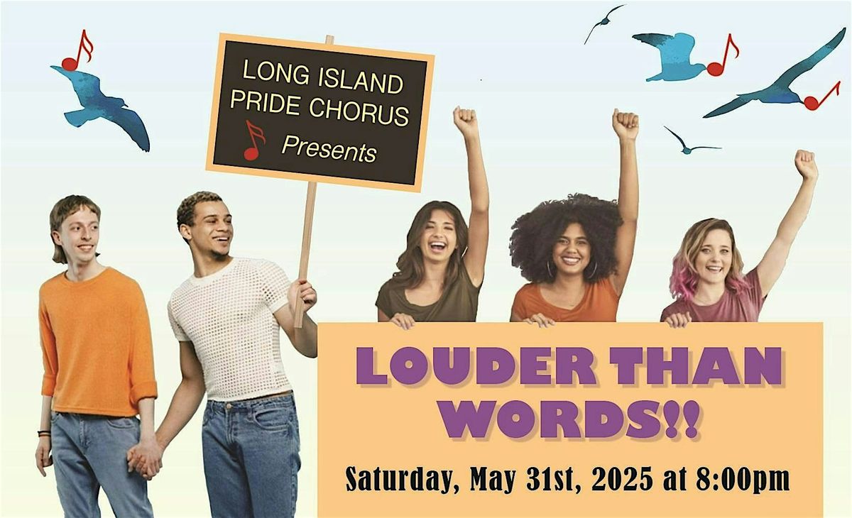 Louder than Words, 31 May | Event in HUNTINGTON | AllEvents