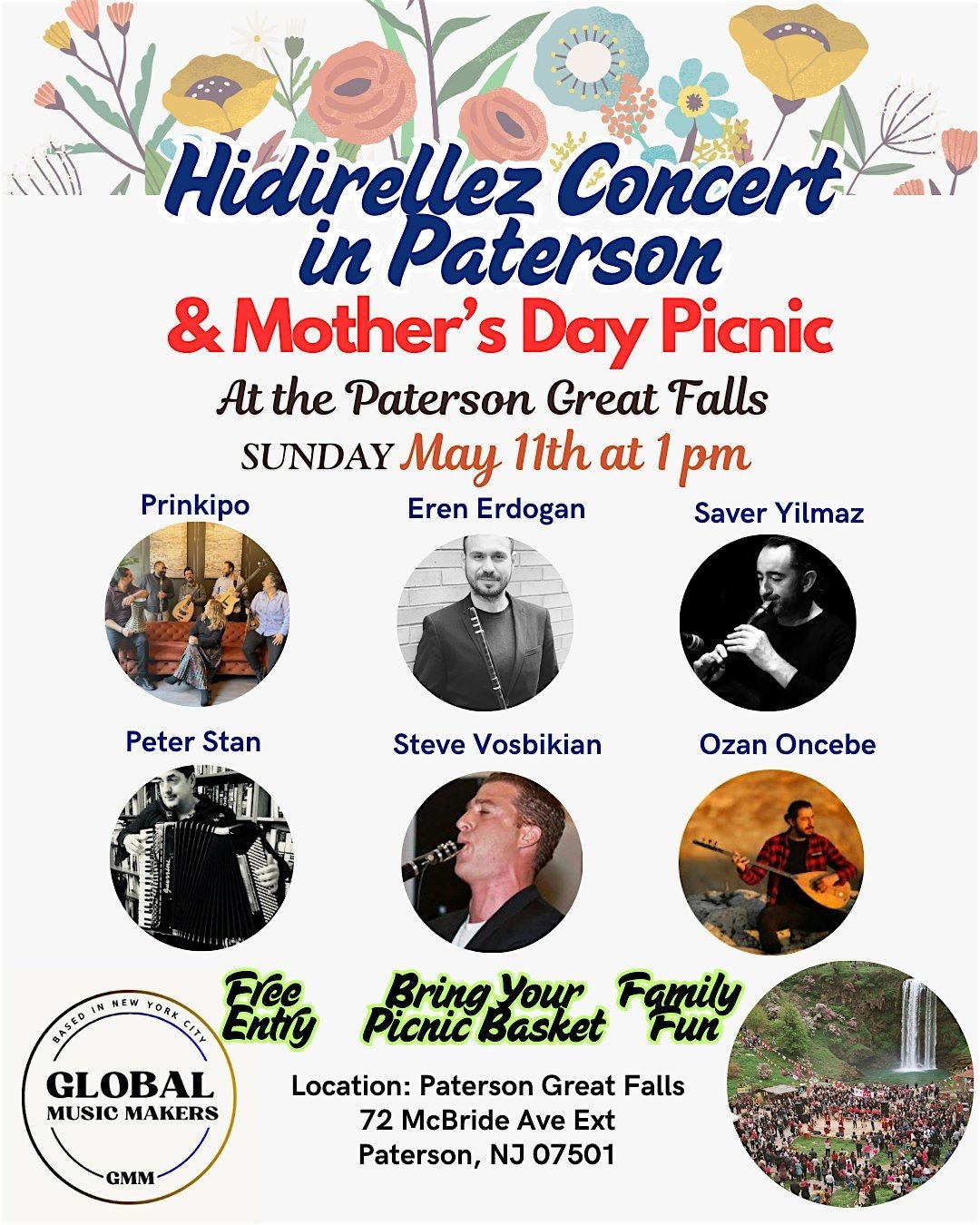 Hidirellez Concert & Mother's Day Picnic | Event in Paterson | AllEvents